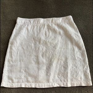 TOMMY BAHAMA WHITE LINEN SKIRT SIZE 6